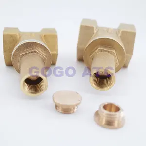 Brass gate valve with lock DN15 1/2 DN20 3/4 DN25 1" inside the triangle key water pipe water meter front anti-theft lock valve