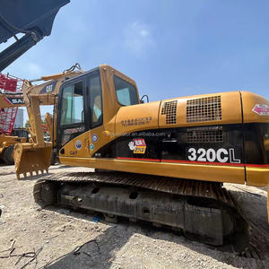 Excavatrice sur chenilles CAT 320C d'occasion, 20 tonnes, faible nombre d'heures de fonctionnement, matériel de terrassement lourd Caterpillar d'occasion, CAT 320C 320D - Product Image 1