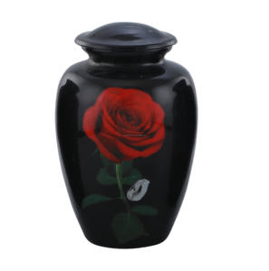 New Design Human <b>Ashes</b> Cremation <b>Urns</b> With <b>Wood</b> Finished Aluminium Metal Large <b>Urns</b> - Product Image 3