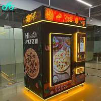 Fournisseur de distributeurs automatiques FunTime Distributeur automatique de pizza intelligent entièrement automatique à écran tactile Distributeur automatique de nourriture chaude Distributeur automatique de pizza
