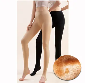 Wholesale/Custom China High Waist Thickened Fleece Pantyhose Sexy 100 Women Nylons Stockings Feet Pantyhose