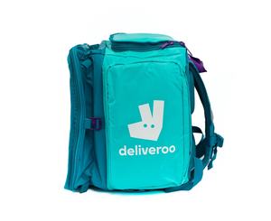 Borsa Termica da Asporto Personalizzata Stile <span class=keywords><strong>Deliveroo</strong></span> Zaino per Consegna <span class=keywords><strong>Cibo</strong></span> e Pizza Borsa Frigo Morbida a Box con Piedini in Plastica - Product Image 3