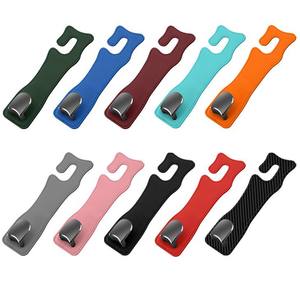 Gancho de Cuero para Asiento de Coche, Accesorios de Decoración Interior, Almacenamiento Multifuncional Plegable y Oculto, Venta al Por Mayor - Product Image 3