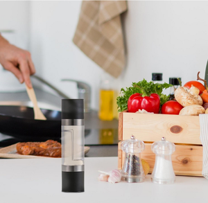 Molinillo <span class=keywords><strong>de</strong></span> pimienta negra, sésamo, <span class=keywords><strong>sal</strong></span> y pimienta, molinillo <span class=keywords><strong>de</strong></span> pimienta multiusos <span class=keywords><strong>de</strong></span> doble cabeza, molinillo <span class=keywords><strong>de</strong></span> pimienta Manual - Product Image 3