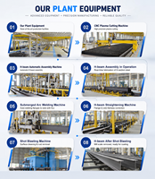 Structure en acier durable, entrepôt conforme à la norme EN 1090, atelier métallique préfabriqué résistant aux intempéries, garage, hangar, bâtiment industriel