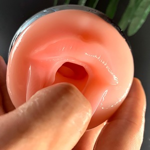 Dubbele kanaals realistische <span class=keywords><strong>vagina</strong></span> en mond stimulator voor volwassenen, zacht elastisch masturbatie cupje voor mannen - Product Image 4