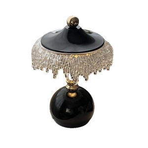 Lámpara de mesa recargable personalizada Odm Oem Hotel 2700K Control táctil amarillo Lámpara de cristal de mesa de hongo regulable - Product Image 6