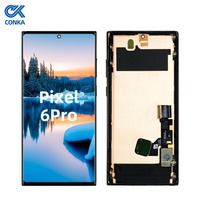 Écran tactile LCD d'origine TC 3.1 Conka de haute qualité, testé à 100 %, assemblage d'écran, garantie 1 an, noir pour Pixel 6 PRO
