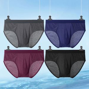 Men's Mid-Rise Summer Modal <b>Boxer</b> Briefs Quick-Dry Breathable Logo Anti-Bacterial Digital Printing Knitted Fabric <b>Custom</b> Waist - Product Image 4