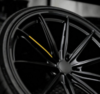 Jantes en alliage d'aluminium forgé à profil profond 18-21 pouces 5x112 120 finition noire pour M3/M4 pour AMG Audi RS sur mesure