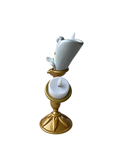 La Belle et la Bête Lumière Candelabre LED en Résine Dorée, Porte-Bougie pour Décoration Intérieure et Cadeau Cosplay - Product Image 4
