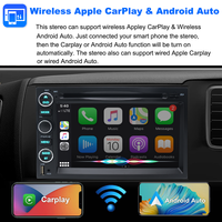 Radio Estéreo para Auto Ford con Reproductor de DVD/CD, Apple CarPlay Inalámbrico y Android Auto Mirror Link