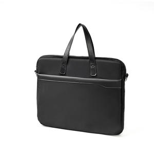 Sacoche unisexe en nylon noire grande capacité pour ordinateur portable, idéale pour les réunions - Collection Printemps 2025 - Product Image 1