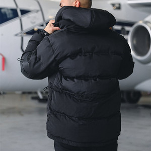 Vestes pour hommes Manteaux de haute qualité Logo personnalisé Vestes bouffantes Manteau en duvet épais à manches longues pour hommes - Product Image 4