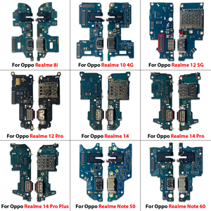 Port de charge pour Oppo Realme 8i 10 <span class=keywords><strong>11</strong></span> 12 14 Pro 4G 5G Narzo 50A 50i Prime Note 50 60 Chargeurs Adaptateurs Câbles flexibles pour téléphone portable - Product Image 3