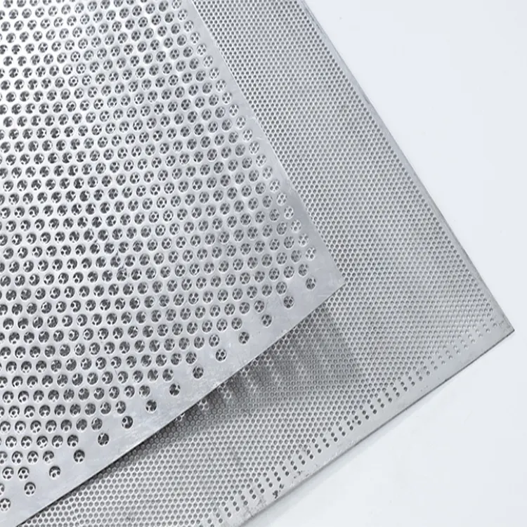 Building Facade Perforated Metal Sheet Stainless Steel Sheet Perforated Aluminum Sheet For Security Door Or Window Mesh Screen