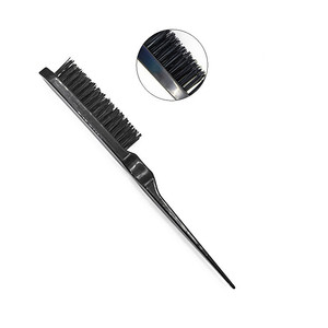 Cepillo de pelo de nailon personalizado al por mayor, cepillo de pelo antiestático de plástico con punta, peine delgado para peinar, herramientas de estilismo - Product Image 3
