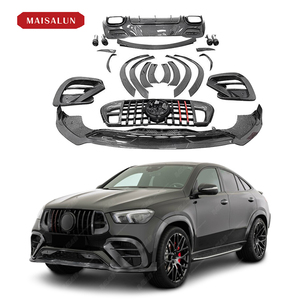 <span class=keywords><strong>Precio</strong></span> directo de fábrica para BENZ GLE-class GLE63 Coupe, actualización a estilo <span class=keywords><strong>B</strong></span>, Kit de carrocería de fibra de carbono, alerón difusor trasero de labio delantero - Product Image 1