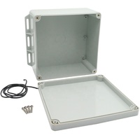 Boîtier en plastique étanche réglable pour le perçage de trous, pour utilisation électrique extérieure, avec crochets de fixation
