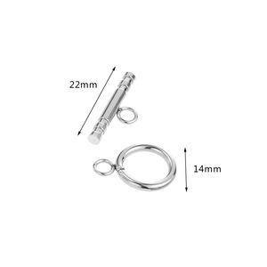 Aceworks Stainless Steel OT Clasp Connector <b>Toggle</b> Clasp for Jewelry Making <b>Necklace</b> Bracelet Accessories 18K Gold Plated - Product Image 2