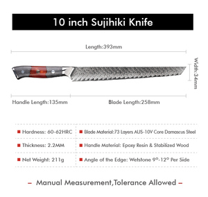 <span class=keywords><strong>Cuchillo</strong></span> <span class=keywords><strong>de</strong></span> Cocina <span class=keywords><strong>Profesional</strong></span> para <span class=keywords><strong>Sushi</strong></span> Sakimaru <span class=keywords><strong>de</strong></span> Acero Damasco <span class=keywords><strong>de</strong></span> 73 Capas - Product Image 6