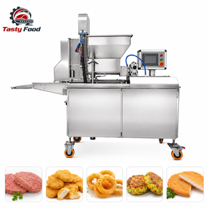 Machine à former des galettes de viande commerciales avec une largeur de bande de 240 mm, pour nuggets de poulet et galettes de burger - Product Image 2
