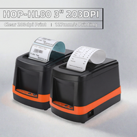 Imprimante d'étiquettes thermiques à code-barres HOP-HL80 3 pouces 203 dpi, interface USB, garantie 1 an pour la logistique et l'expédition
