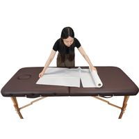 Vente en gros 45gsm respirant crêpe rouleau de papier perforé jetable canapé médical drap de lit serviette pour l'hôpital & Hôtel utilisation