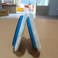 Tampon de polissage en fibre de laine synthétique de haute qualité de 3 à 7 pouces pour le lustrage intensif des voitures et le detailing automobile
