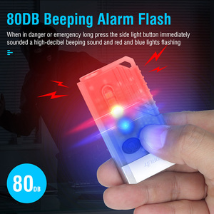 <span class=keywords><strong>BORUiT</strong></span> Nueva <span class=keywords><strong>Linterna</strong></span> de Llavero EDC de 1000lm con LED UV de 365nm, Batería Recargable Integrada de 1000mah, 6 Tipos de Luz Lateral - Product Image 5