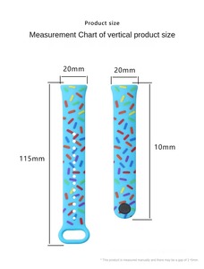 BEEFLYPOWER Nouveau Bracelet Sport en Silicone Liquide Effet Goutte de Pluie Arc-en-ciel pour Xiaomi <span class=keywords><strong>Mi</strong></span> Band 8 7 6 5 4 3 Accessoires - Product Image 5