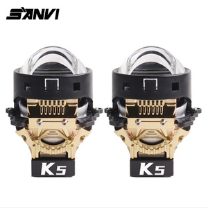 SANVI K5 New 3 Inch Bi <b>Led</b> Lens Car <b>Led</b> <b>Projector</b> Lens Headlights - Product Image 1