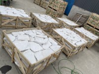 Carrelage en marbre blanc de qualité supérieure SHIHUI, pavé irrégulier, pour projets de construction en extérieur et en intérieur, pavage irrégulier en marbre
