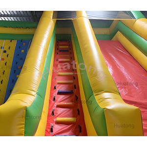 남여 공용 등산 도전 풍선 장애물 탄력 슬라이드 등반 벽 점프 바운서와 풍선 성 - Product Image 6