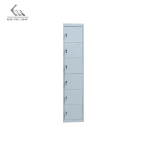 <strong>Office</strong> Equipment Wardrobes <strong>Cabinet</strong> Metal Cloth <strong>Storage</strong> <strong>Cabinet</strong> 6 Door for <strong>Office</strong> or Gym - Product Image 1