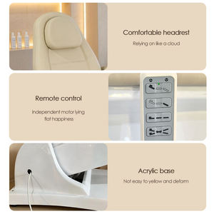 Luxury Modern Salon Professional Electric <b>Portable</b> Facial Spa Massage Table Adjustable Footrest 3 Motor Hotel Bedroom Outdoor - Product Image 5