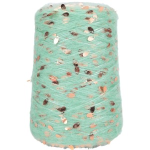 Charmkey 500g Offre Spéciale tissage <span class=keywords><strong>Mohair</strong></span> fil 30% <span class=keywords><strong>Mohair</strong></span> 20% Nylon 50% Polyester fantaisie fil à paillettes pour tricot à la main - Product Image 5