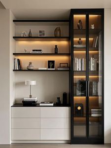 Estantería de Almacenamiento, Librería, Mueble de Salón, Estantería de Exhibición, Librería de Madera, Gran Espacio - Product Image 2