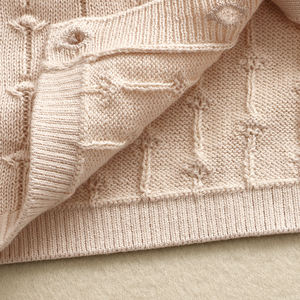 Suéter Rosa para Bebé Niña, Abrigo de Invierno, Jersey para Niñas Pequeñas, Suéter de Punto de Algodón con Motas - Product Image 4