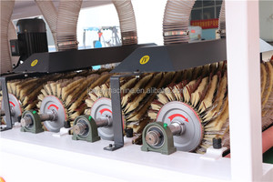 Machine de production de parquet en bois massif Machine à polir le bois Ponceuse à brosse en bois - Product Image 4