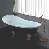 Baignoire autoportante en céramique HS-B512, prix de la baignoire/baignoire classique