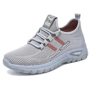 <span class=keywords><strong>Scarpe</strong></span> Casual da <span class=keywords><strong>Donna</strong></span> <span class=keywords><strong>Taglie</strong></span> <span class=keywords><strong>Grandi</strong></span> Traspiranti con Suola Morbida in Maglia Fly-Knit Allacciate Estive con Tacco Basso - Product Image 6