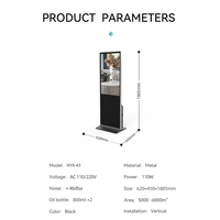 Diffuseur d'arôme d'huile sans eau de capacité commerciale 800ml * 2 avec diffuseur de parfum de publicité de lobby intelligent de contrôle d'application de WIFI