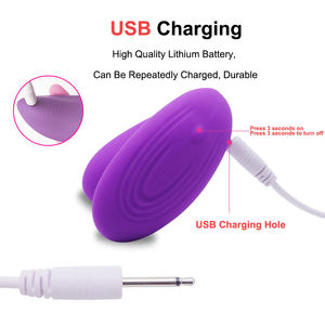 Bestmoon Oem Silikon <span class=keywords><strong>Dildo</strong></span> Vibrieren G-Punkt Unterwäsche Vibrator Sexspielzeug U-Form Vibrator - Product Image 3