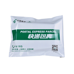 Бесплатный образец прозрачного клейкого пакета для упаковки, почтовый конверт, пластиковый пакет для курьерской доставки с ручкой для электронной коммерции - Product Image 1