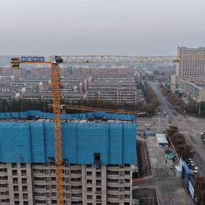 Vente flash Grue à tour à plateau plat Dahan QTZ125-6015-8ton pour bâtiments de grande hauteur, 60 m, pour le levage de charges lourdes de 8 tonnes, travaux de construction - Product Image 6