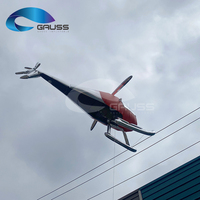 Dron de Control Remoto con Forma de Avión, Globo Inflable JH-2, Modelo de Helicóptero con Membrana de Aluminio para Espectáculos