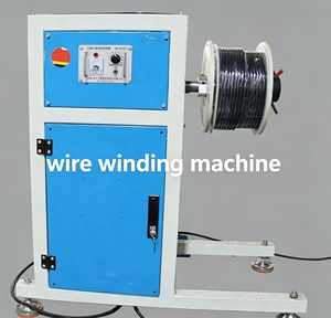 Machine automatique de bobinage de câbles à station unique, <span class=keywords><strong>enrouleur</strong></span> de tuyaux à changement rapide de bobine pour ligne d'extrusion - Product Image 5
