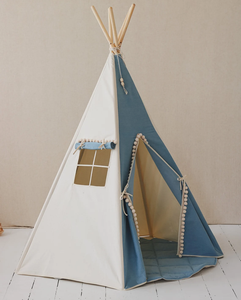 Nouvelle tente <span class=keywords><strong>tipi</strong></span> indienne à 5 poteaux en toile de coton pour intérieur, <span class=keywords><strong>tapis</strong></span> de <span class=keywords><strong>sol</strong></span> rembourré antidérapant, tente de jeu sportive géante pour bébés et enfants - Product Image 5