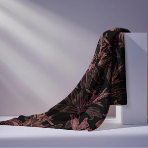 Tessuto <span class=keywords><strong>Liberty</strong></span> in Cotone Tana Lawn 100% Morbido ed Ecologico, Stampa Digitale Floreale Nera Leggera 26SS per Camicie e Borse da Donna e Ragazze - Product Image 2